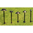 Solid Brass Path Lighting Stem | G4 Bi-Pin Socket with Wire Lead