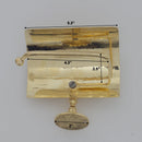 Solid Brass Toilet Paper Holder, Handcrafted Powder Room Roll Holder