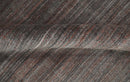 Solid Brown Scandinavian 5x7 Blended Wool Flatwoven Area Rug