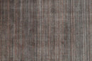 Solid Brown Scandinavian 5x7 Blended Wool Flatwoven Area Rug