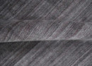 Solid Charcoal Scandinavian 5x7 Blended Wool Flatwoven Area Rug