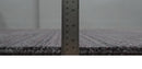 Solid Charcoal Scandinavian 5x7 Blended Wool Flatwoven Area Rug