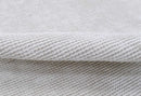 Modern Solid White Hand Made Textured Wool Area Rug