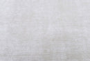 Modern Solid White Hand Made Textured Wool Area Rug