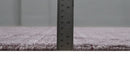 Solid Lavender Purple Scandinavian 5x7 Blended Wool Flatwoven Area Rug