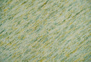 Custom Made Solid Green And Ivory Hand Tufted Natural Wool Area Rug