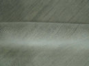 Solid Plain Ivory and Charcoal 5.6x8 wool and Art Silk Area Rug
