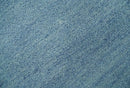 Solid Light Blue Woolen Hand Tufted 8x10 contemporary area Rug