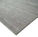 Modern Solid Shaded Gray 5x7 Blended Wool Hand woven Area Rug