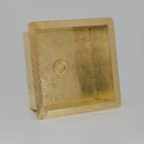 Solid Unlacquered Brass Undermount Hammered Sink, Kitchen Bar Sink