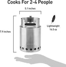 Solo Stove Lite/Titan/Campfire Camping Stove Portable Stove for Backpacking Outdoor Cooking