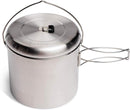 Solo Stove Pot 900/1800/4000 Stainless Steel Companion Pots | Designed for use with Lite/Titan/Campfire Solo Stoves