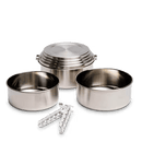 Solo Stove Pot 900/1800/4000 Stainless Steel Companion Pots | Designed for use with Lite/Titan/Campfire Solo Stoves