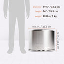 Solo Stove Ranger/Bonfire/Yukon 2.0, Smokeless Fire Pit