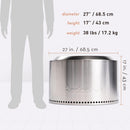 Solo Stove Ranger/Bonfire/Yukon 2.0, Smokeless Fire Pit