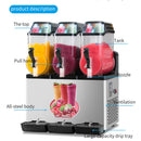 Premium Commercial Stainless Steel Slushy Machine With Triple Tank Advance Cooling, 45L (SAK52258)