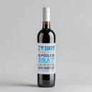 Sorry Fathers Day Wine Label