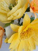 Sunshine On My Shoulder | Paper Sunflower and Poppy Bouquet