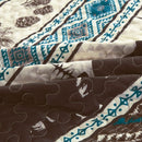 Southwestern Big Bear Aztec Quilt Coverlet