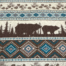 Southwestern Big Bear Aztec Quilt Coverlet