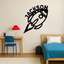 Space Rocket Name Sign
