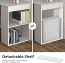 Space-Saving 48 Inch Computer Desk with Bookshelf