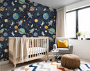 Pastel Sea Life Animals wallpaper - Nursery Wall Decor Wallpapers