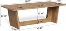 Spacious Wooden Executive Desk for Home Office Use