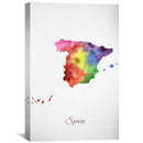 Spain Rainbow Canvas