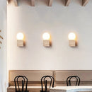 Spela Travertine Wall Lamp