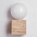 Spela Travertine Wall Lamp