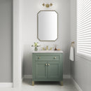 James Martin Chicago 30" Single Bathroom Vanity, Smokey Celadon