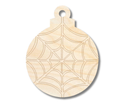 Unfinished Wood Etched Spiderweb Ornament Shape | Paint By Line Crafts | up to 30" DIY