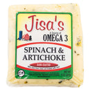 Cheese Block 3 Piece Sampler | Havarti, Spinach & Artichoke, Caraway | Made in Small Batches | Jisa's Farmstead Cheese