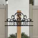 Custom Metal Wall Art - Personalized Family Address Sign