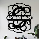 Split Monogram Sign