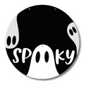 Unfinished Wood Spooky Ghosts Door Sign Kit | Wood Craft Cutouts | 1/4" Thick |