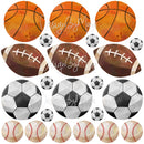Soccer Players decals - Fabric Nursery Wall Art Decals