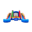 16FT Sports Castle Bounce House With Double Water Slides (SAK17635)