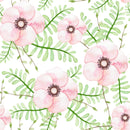 Spring Garden Pink Flowers Wallpaper