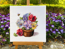 Spring Pansies K-215 Counted Cross-Stitch Kit