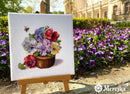 Spring Pansies K-215 Counted Cross-Stitch Kit