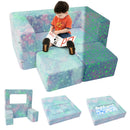 Convertible Kids Modular Couch-Glow Pattern