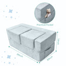 Convertible Kids Modular Couch-Glow Pattern