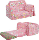 Children's Fold Out Sofa with Blanket