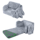 Children's Fold Out Sofa with Blanket