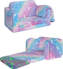 Children's Fold Out Sofa with Blanket