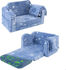 Children's Fold Out Sofa with Blanket