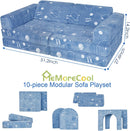 10-Piece Kids Play Couch