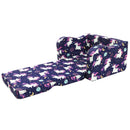 Children's Fold Out Sofa with Patterns